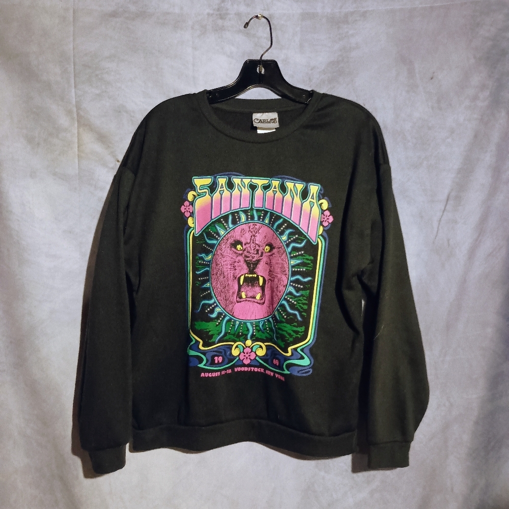 Carlos Santana Woodstock Crewneck Sweatshirt